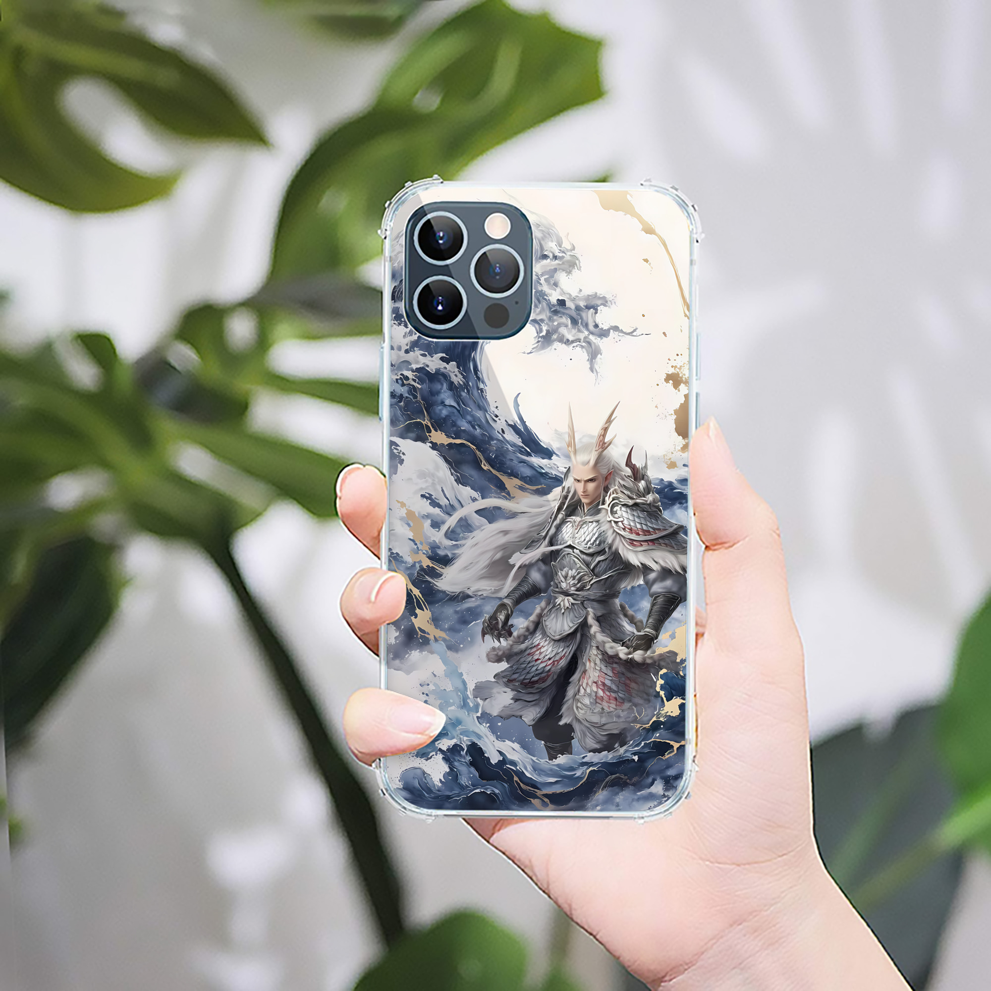 （画像用） Ne Zha 2 ナタ 魔童の大暴れ 【iPhone 12シリーズ対応】透明スマホケース（クリアソフトケース）